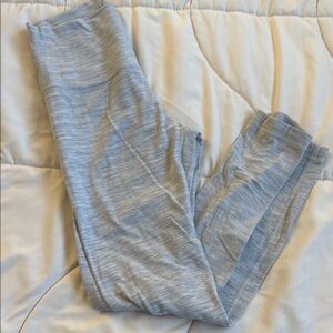 Lululemon Striped Gray Leggings